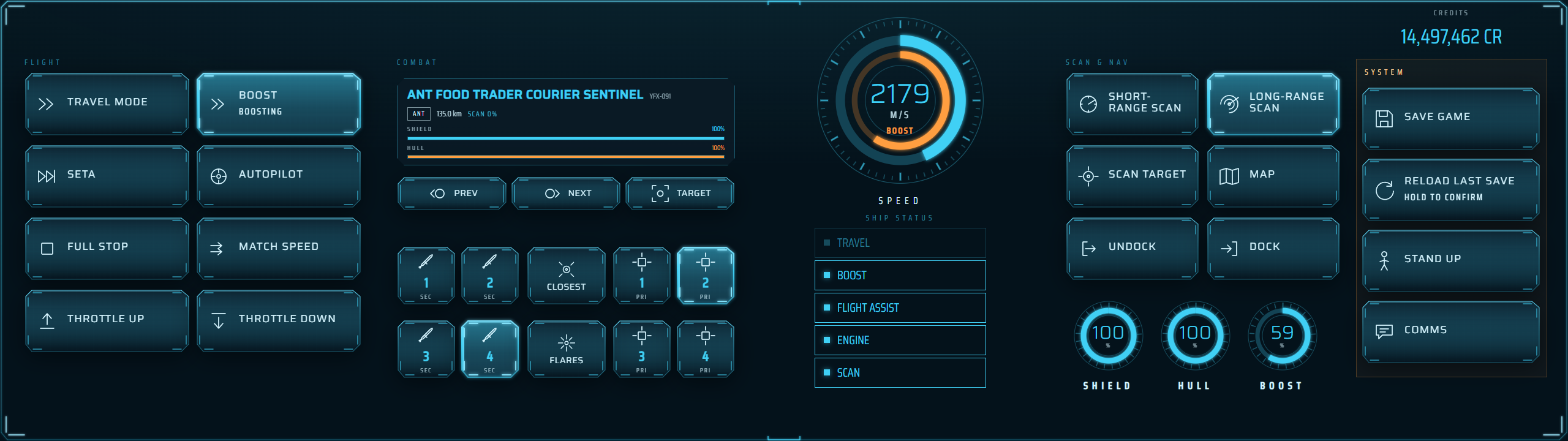 X4 Foundations touchscreen control Face draft